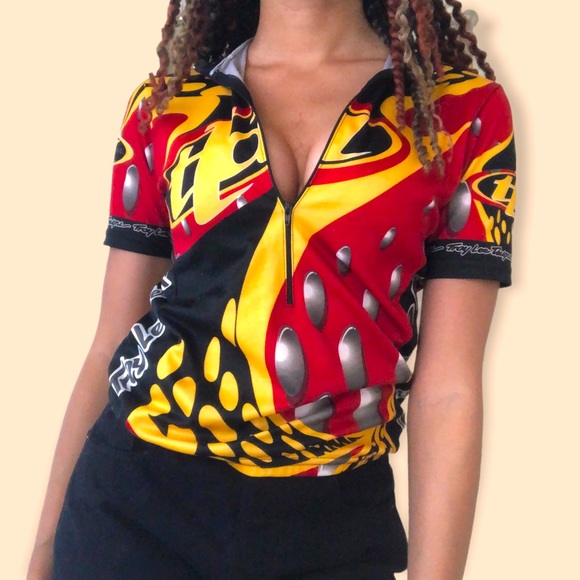 Troy Lee Designs Zip Up Racer Top - Picture 1 of 2